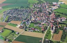 Luftaufnahme von Emerkingen aus dem Jahr 2014