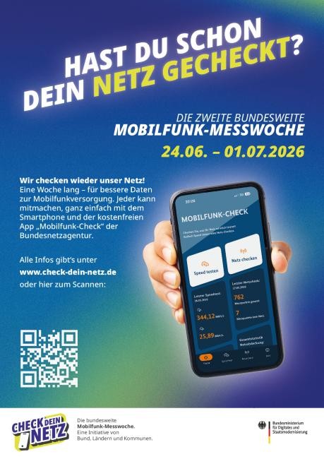 Flyer zur Mobilfunk-Messwoche