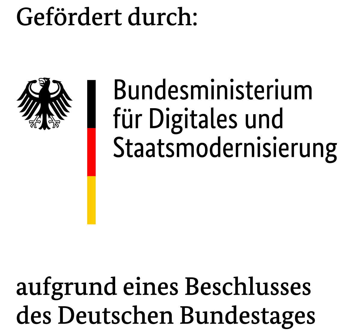 Logo des Bundesministerium für Digitales und Staatsmodernisierung