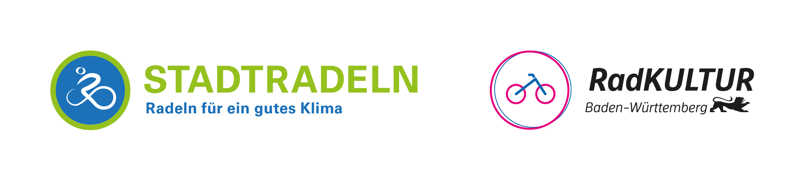 Logos von Stadtradeln und Radkultur